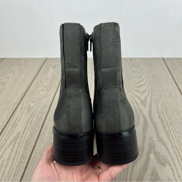 Style & Co Women's Orleyy Zip Dress Booties 8M Dark Grey MC - Picture 7 of 9